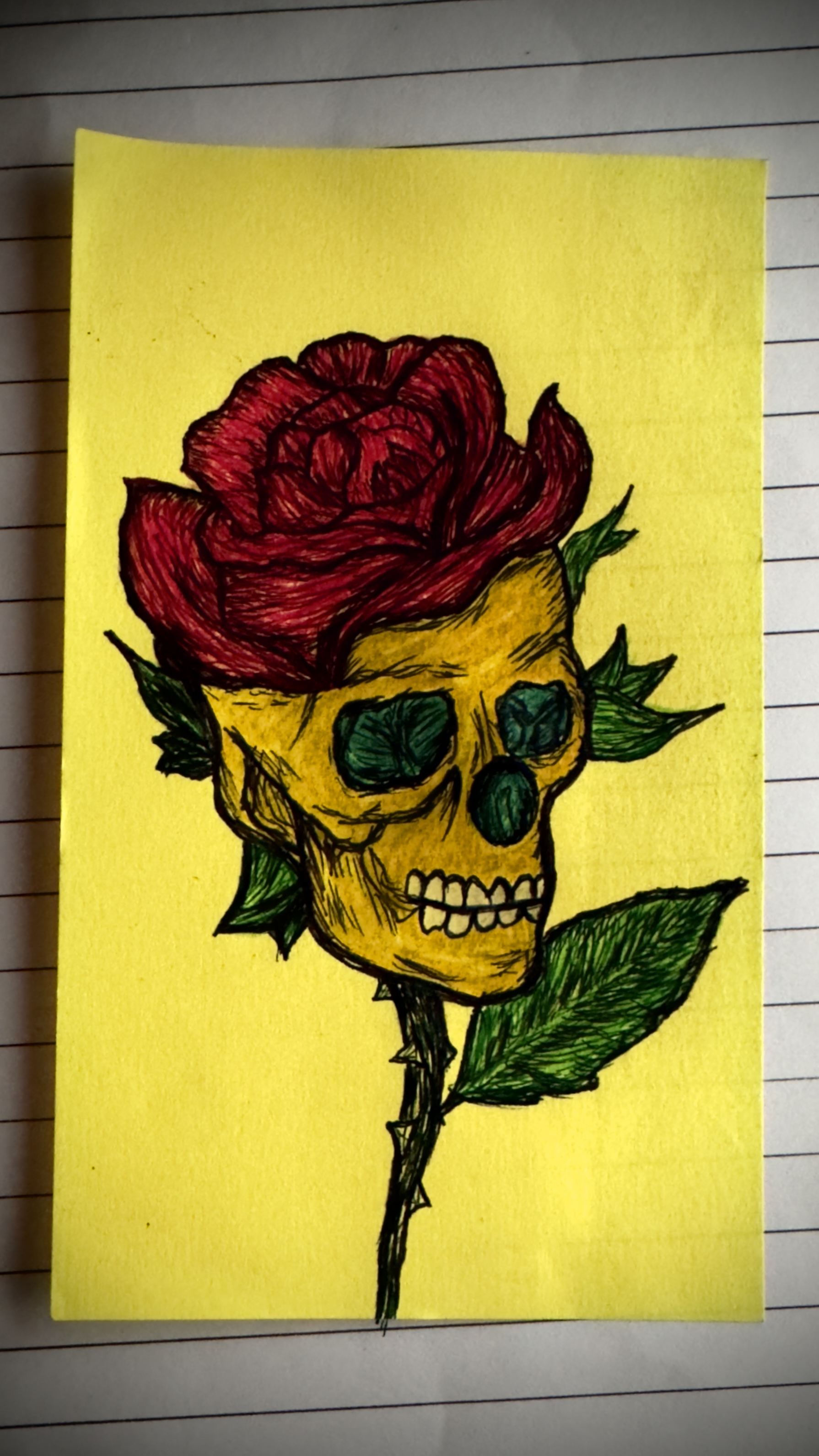 A Skull Rose Fusion