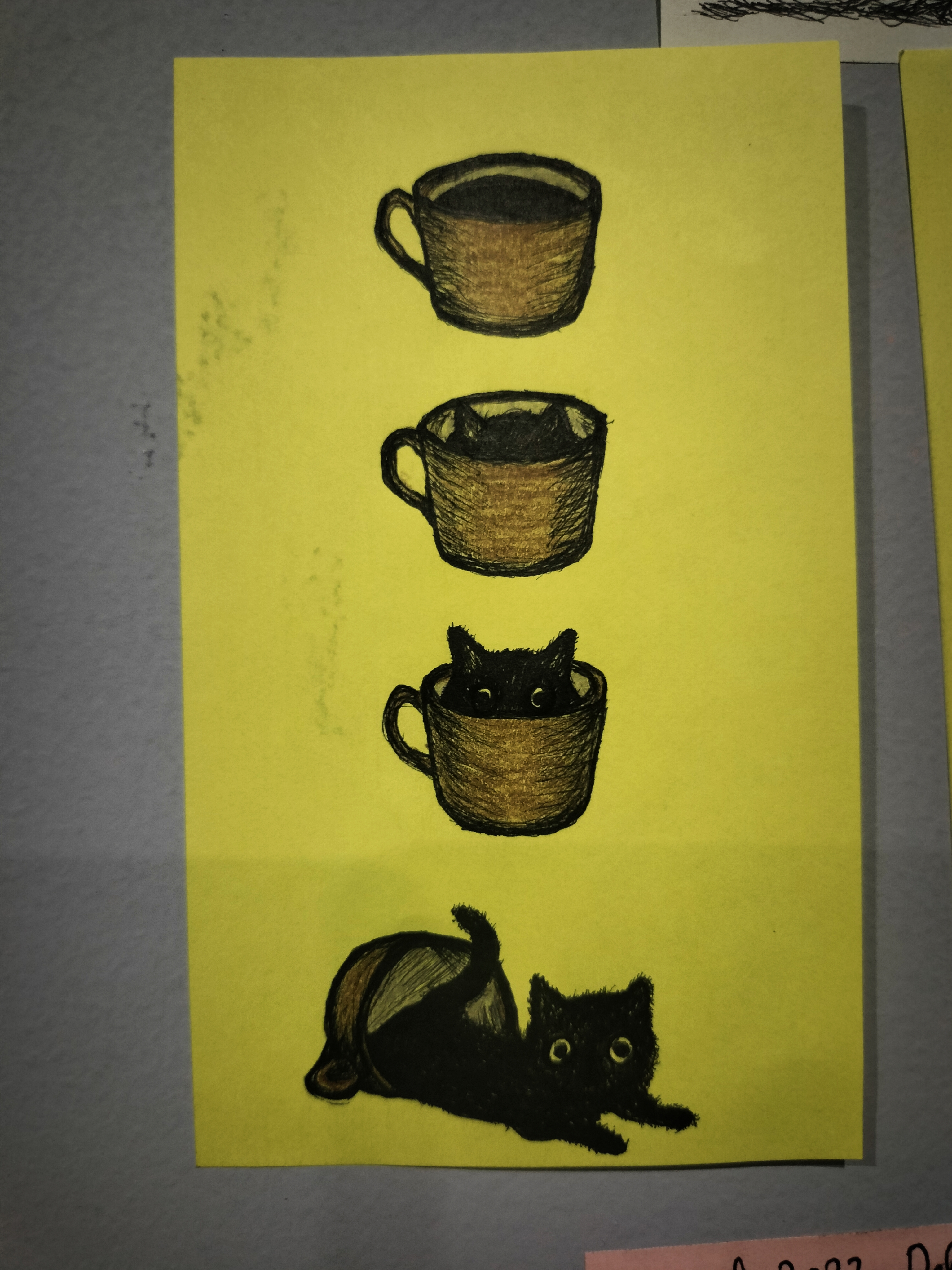 Cat And Coffee Mug