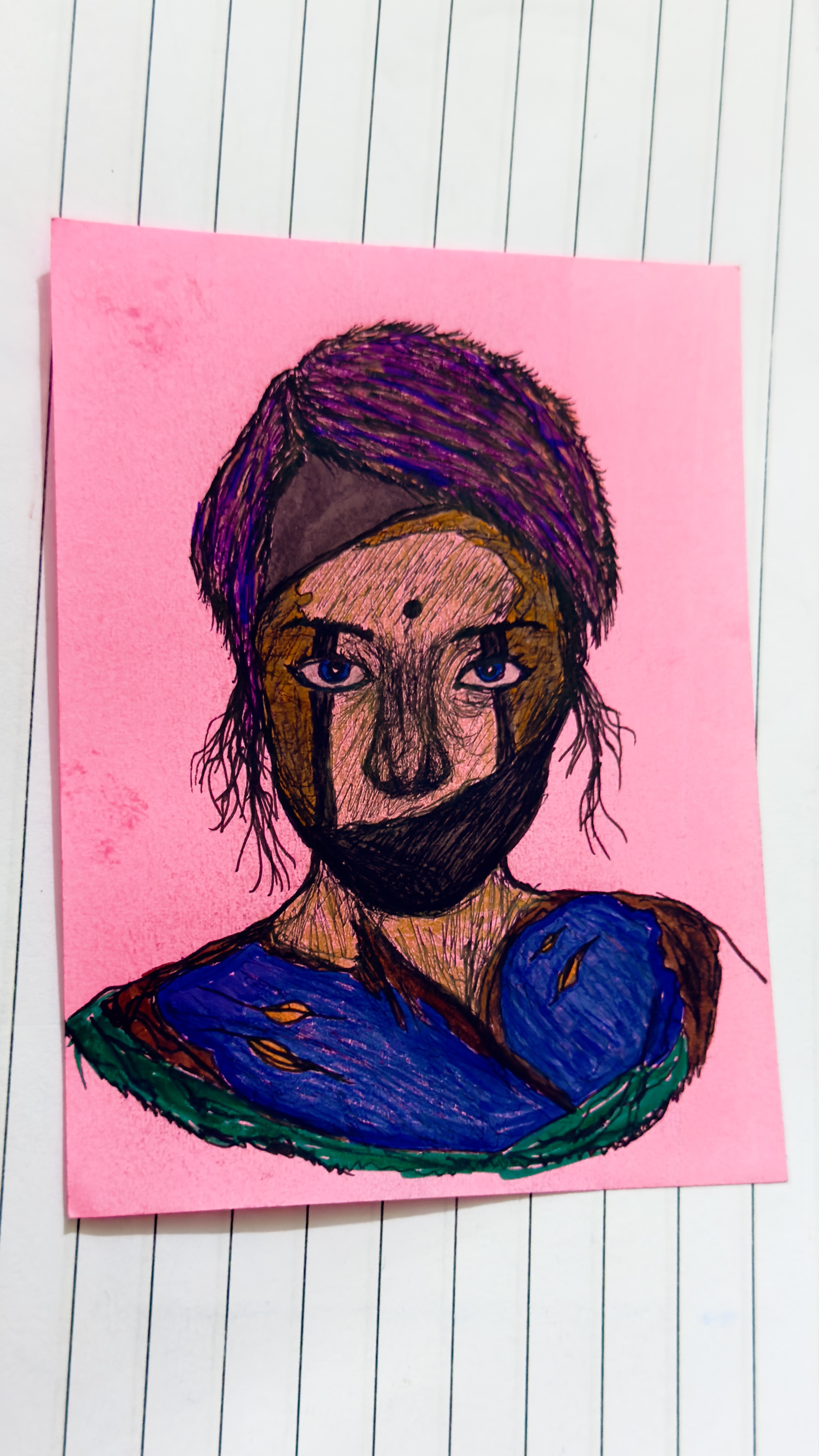 Girl With Painted Face