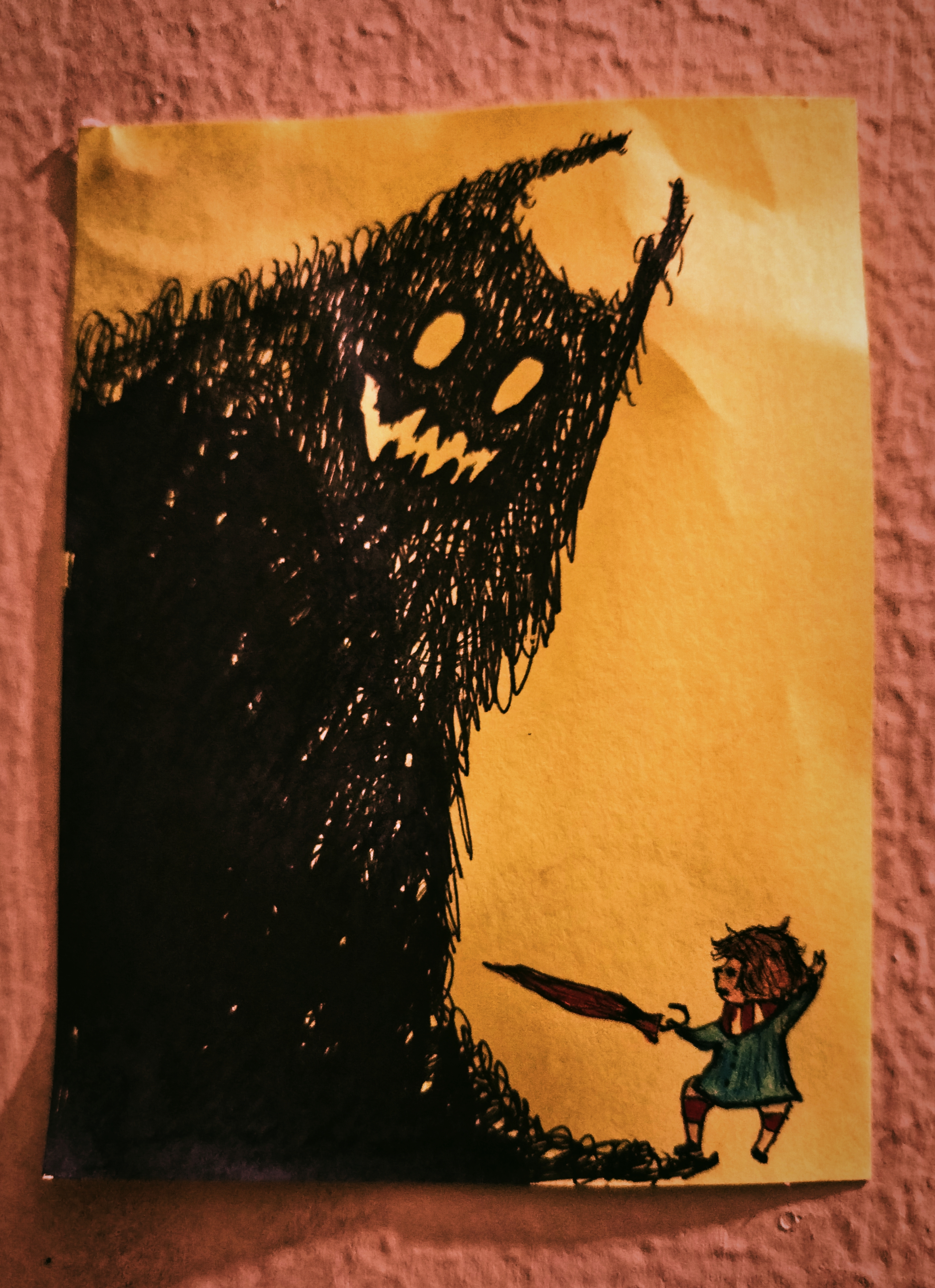 Young Girl Vs Dark Wind