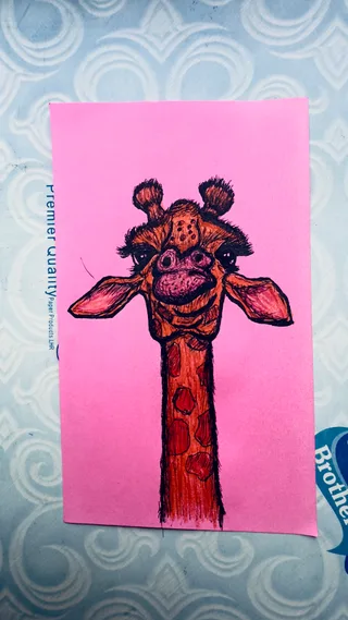 Giraffe in a Book