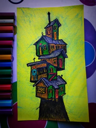 Stacked Houses