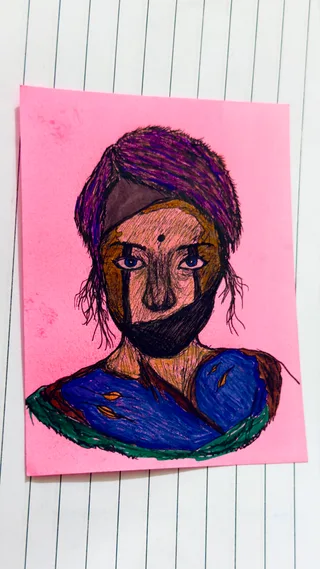 Girl With Painted Face