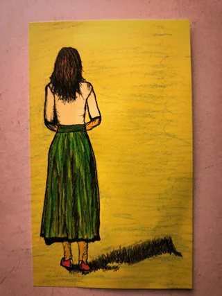 Green Skirt Girl