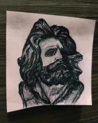 Long-Haired Portrait