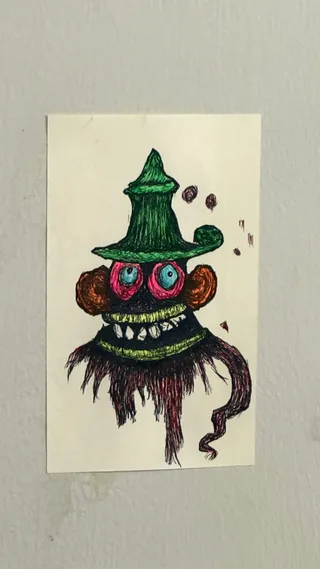 Green Tentacled Monster
